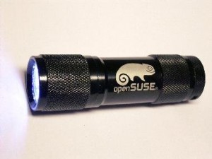 The openSUSE flashlight