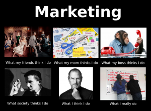 what I think I do marketing