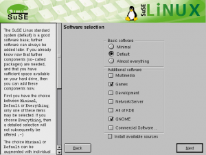SuSE Linux 6.3 Installer
