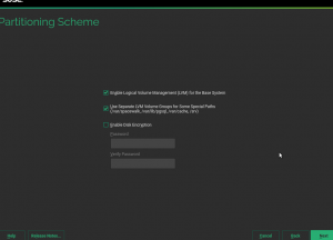 SUSE Manager setup - first screen